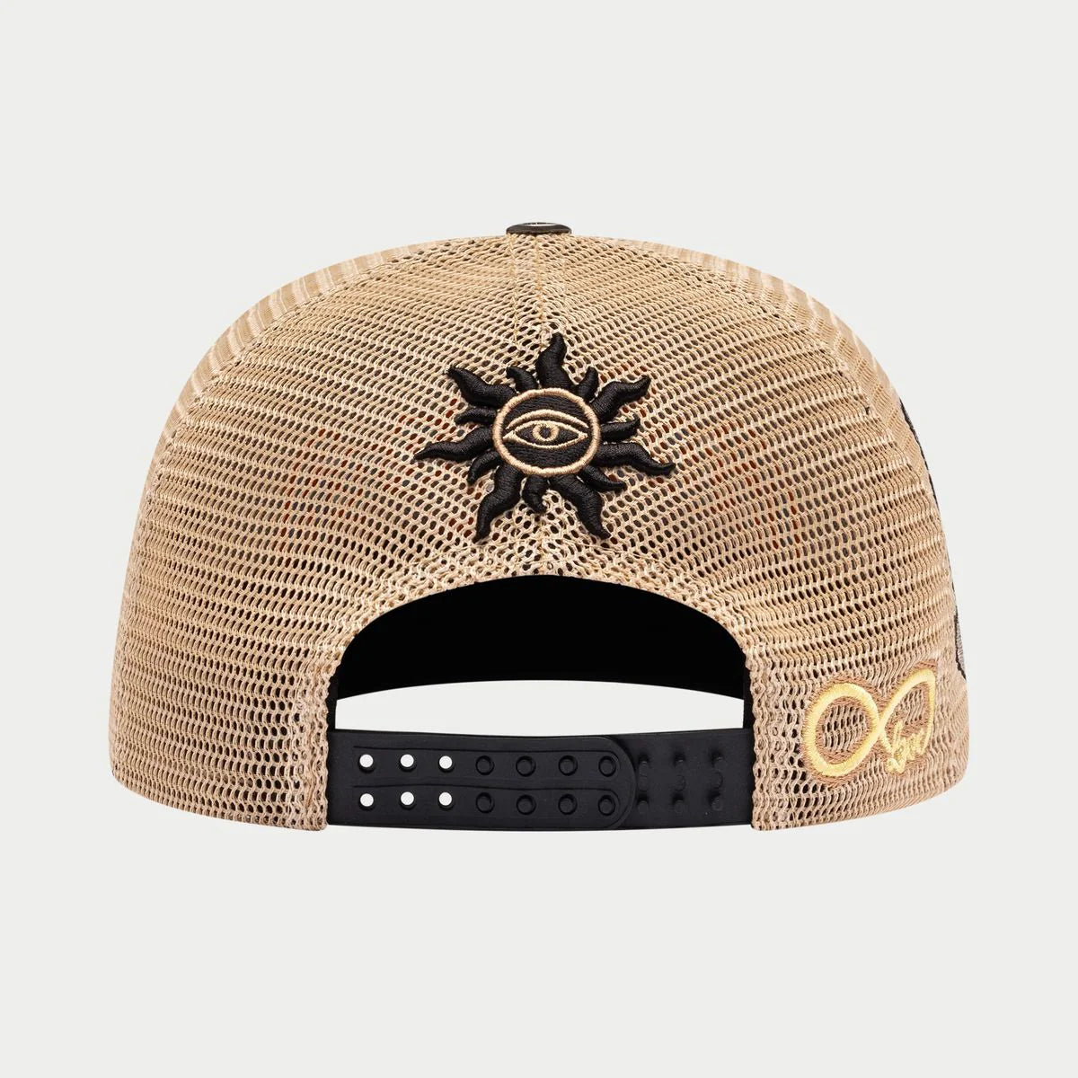 Godspeed Forever Trucker Hat Bone/Blue/Orange