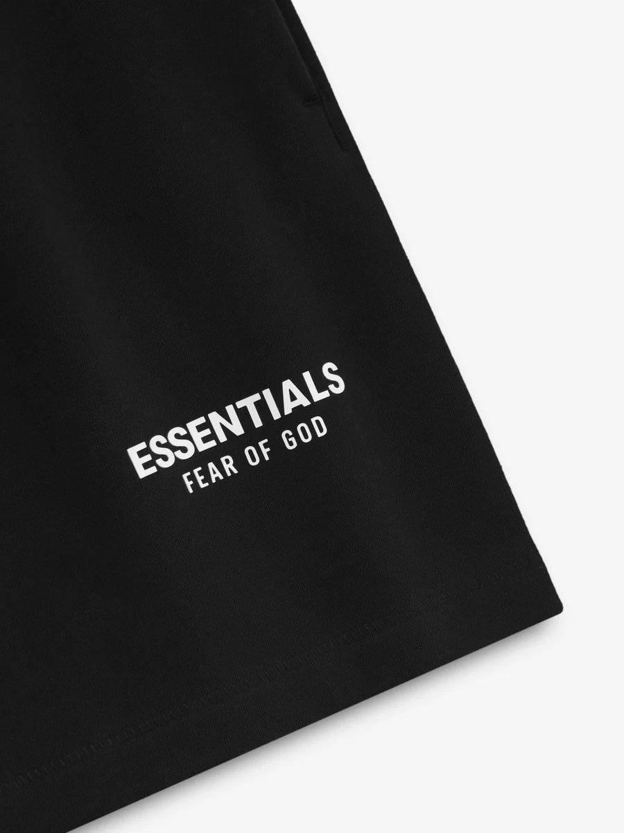 Essentials Jet Black Classic Sweatshort