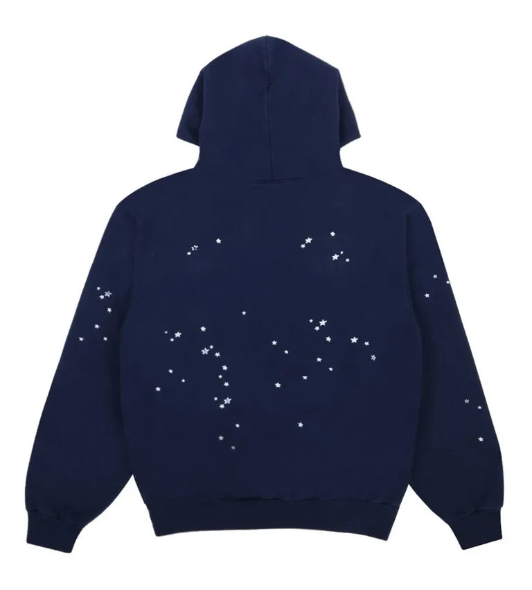 Sp5der Atlanta Hoodie " Navy "