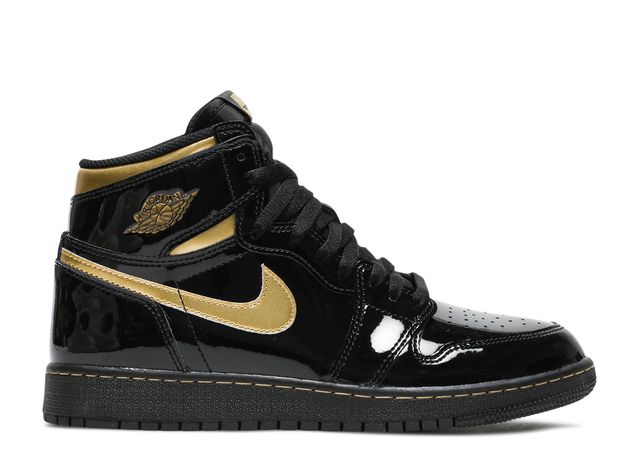 Jordan 1 Retro High OG " Black Metallic Gold "