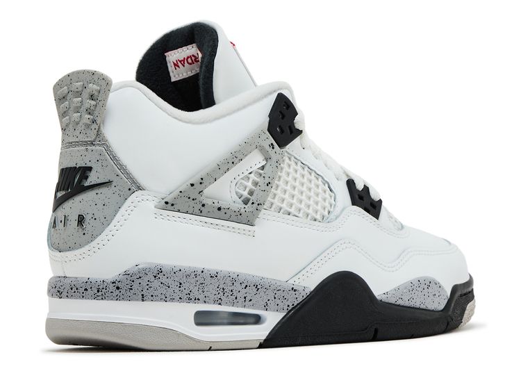 Jordan 4 Retro OG GS 'White Cement' 2025