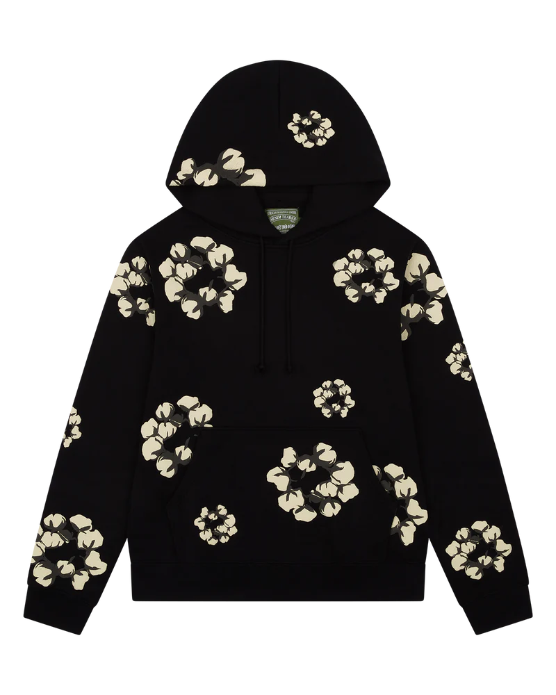 Cactus Tears Wreath Hoodie " Black "