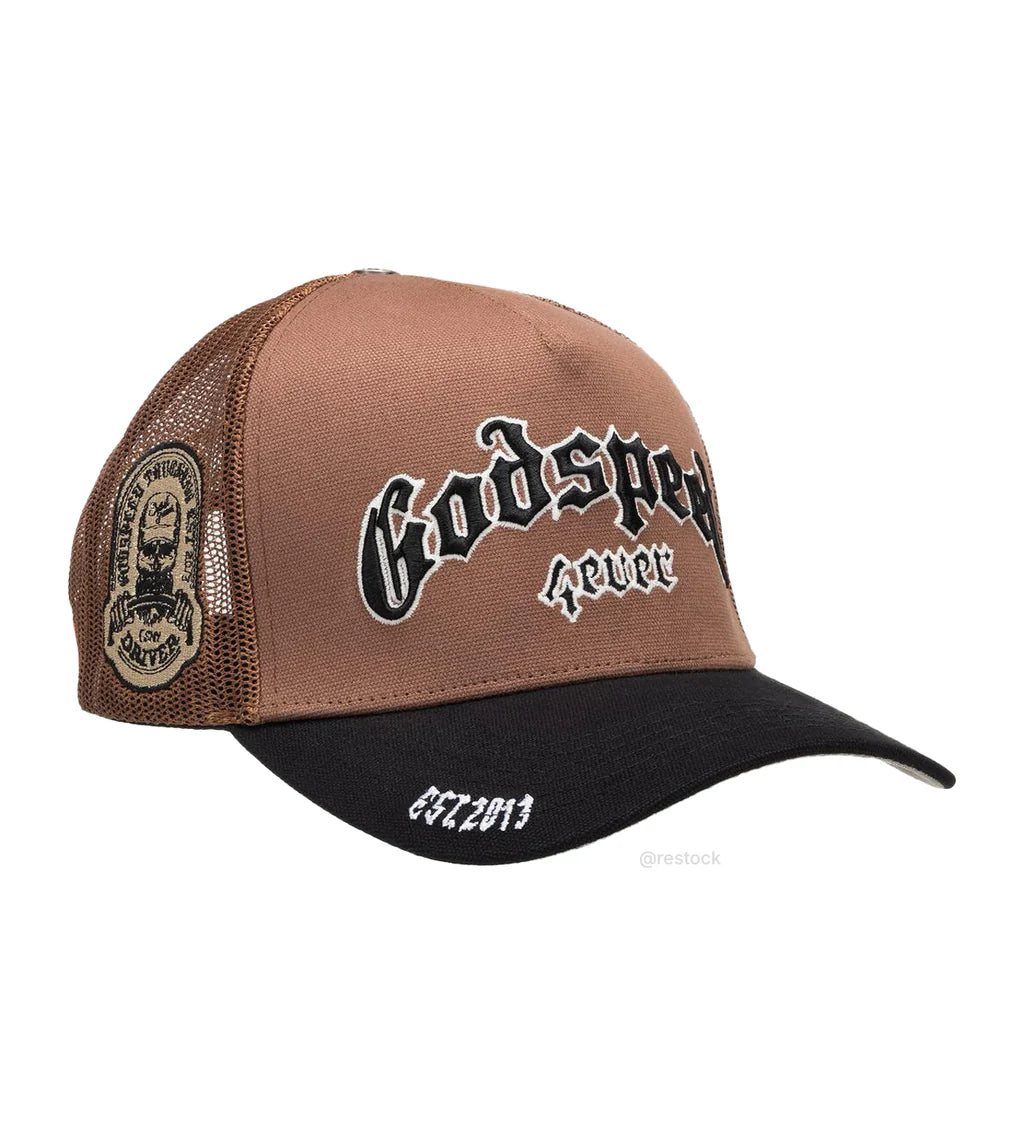 Godspeed Forever Trucker Hat Black/Taupe