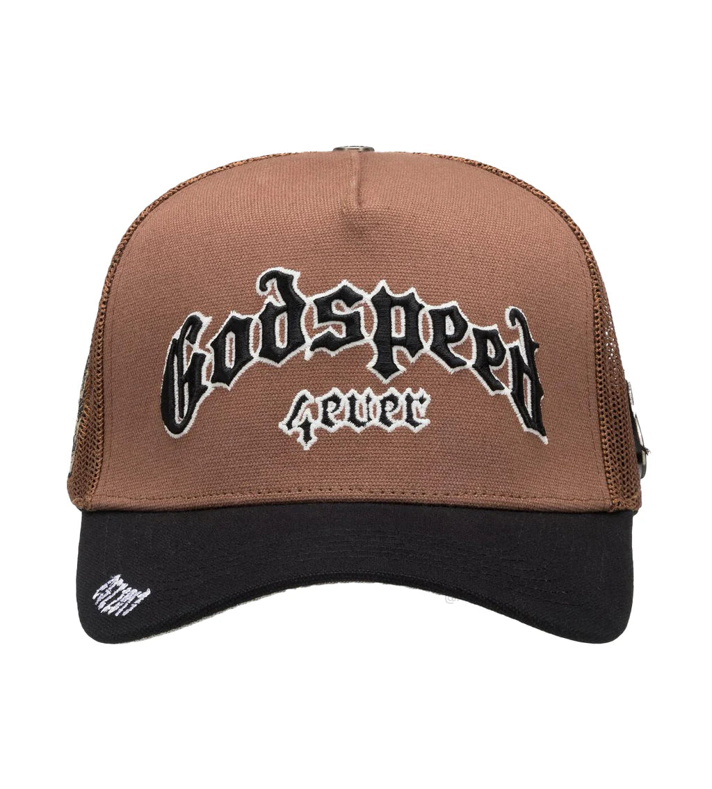 Godspeed Forever Trucker Hat Black/Taupe