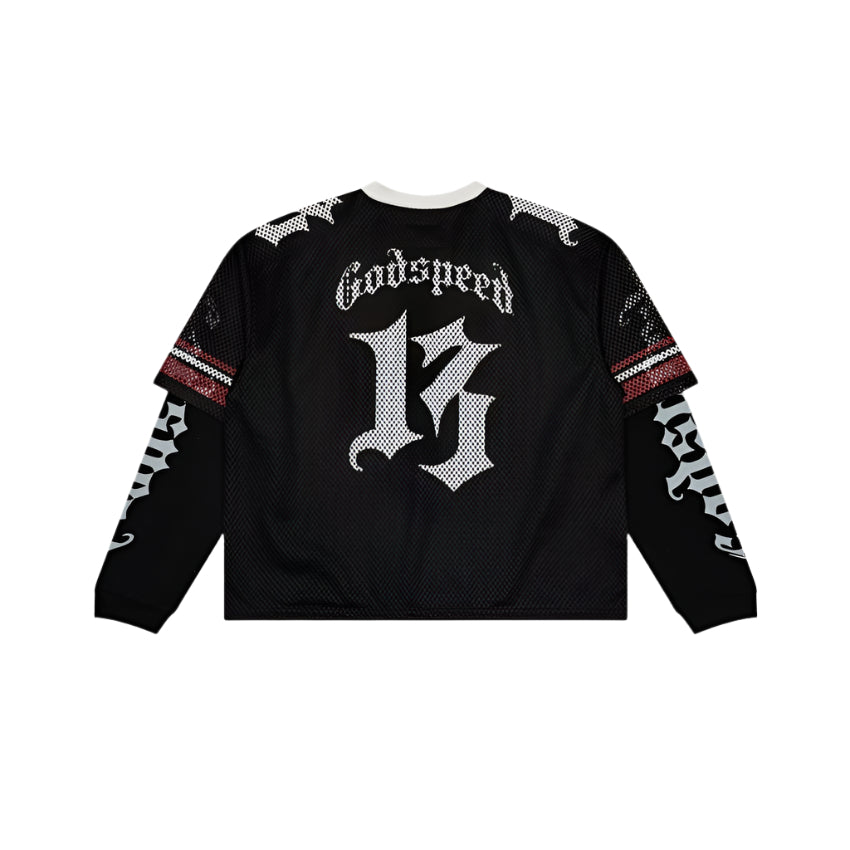 TD Layered Jersey " Black/Red "