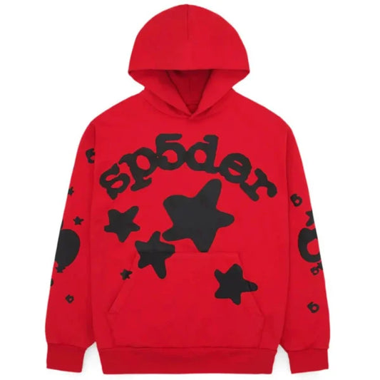 Sp5der Beluga Hoodie " Red "