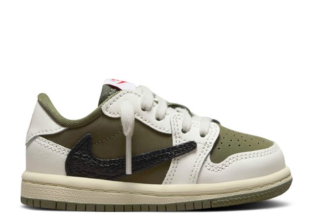 Travis Scott x Jordan 1 Low OG SP Toddlers " Medium Olive "