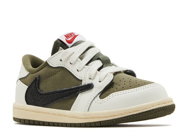 Travis Scott x Jordan 1 Low OG SP Toddlers " Medium Olive "