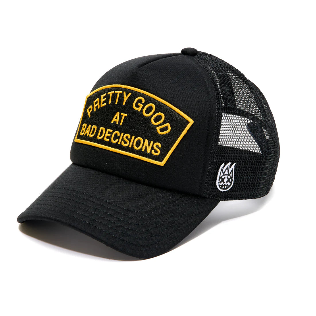 Bad Decisions Mesh Back Trucker Hat " Black "