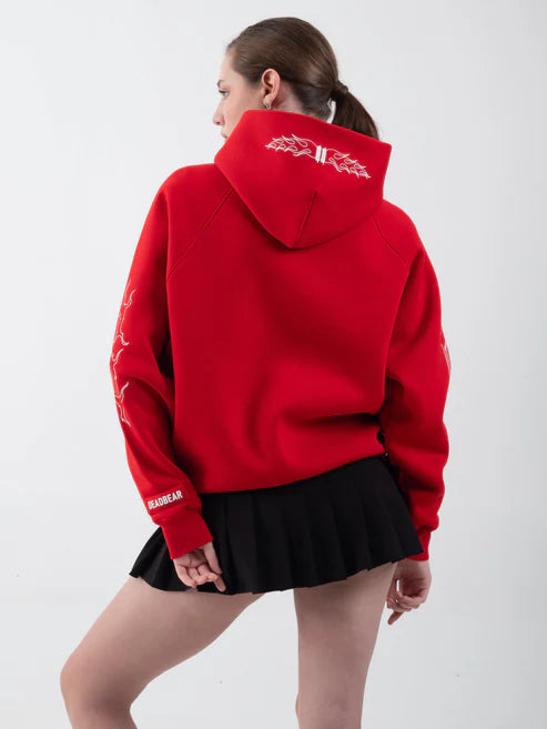 Flames Hoodie " Red "