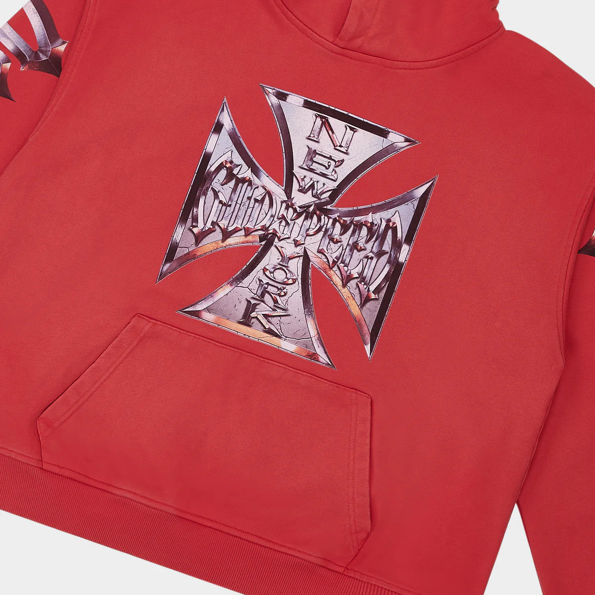 Godspeed Chrome MOTTO Hoodie (Red Wash )