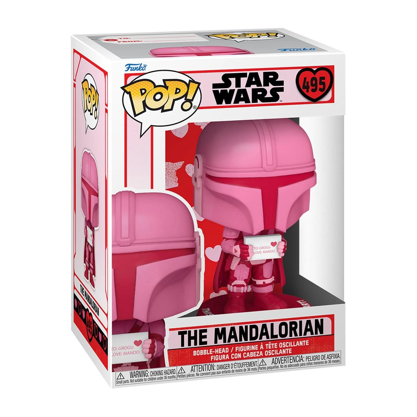 Star Wars The Mandalorian with Grogu Pink Funko POP! Vinyl Figure 498