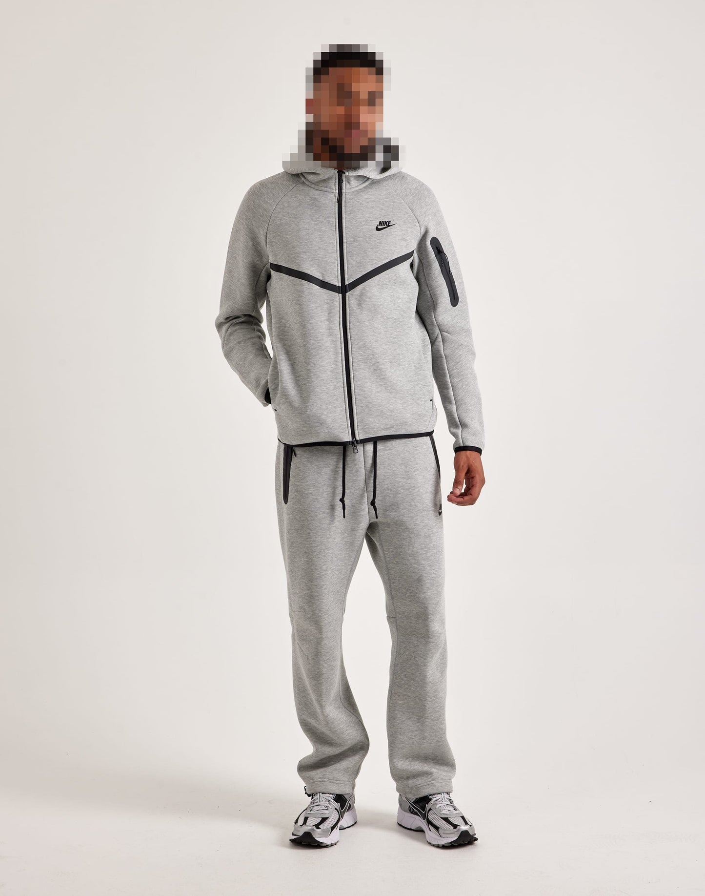 Nike Tech Fleece Windrunner Full-Zip Hoodie " Grey "