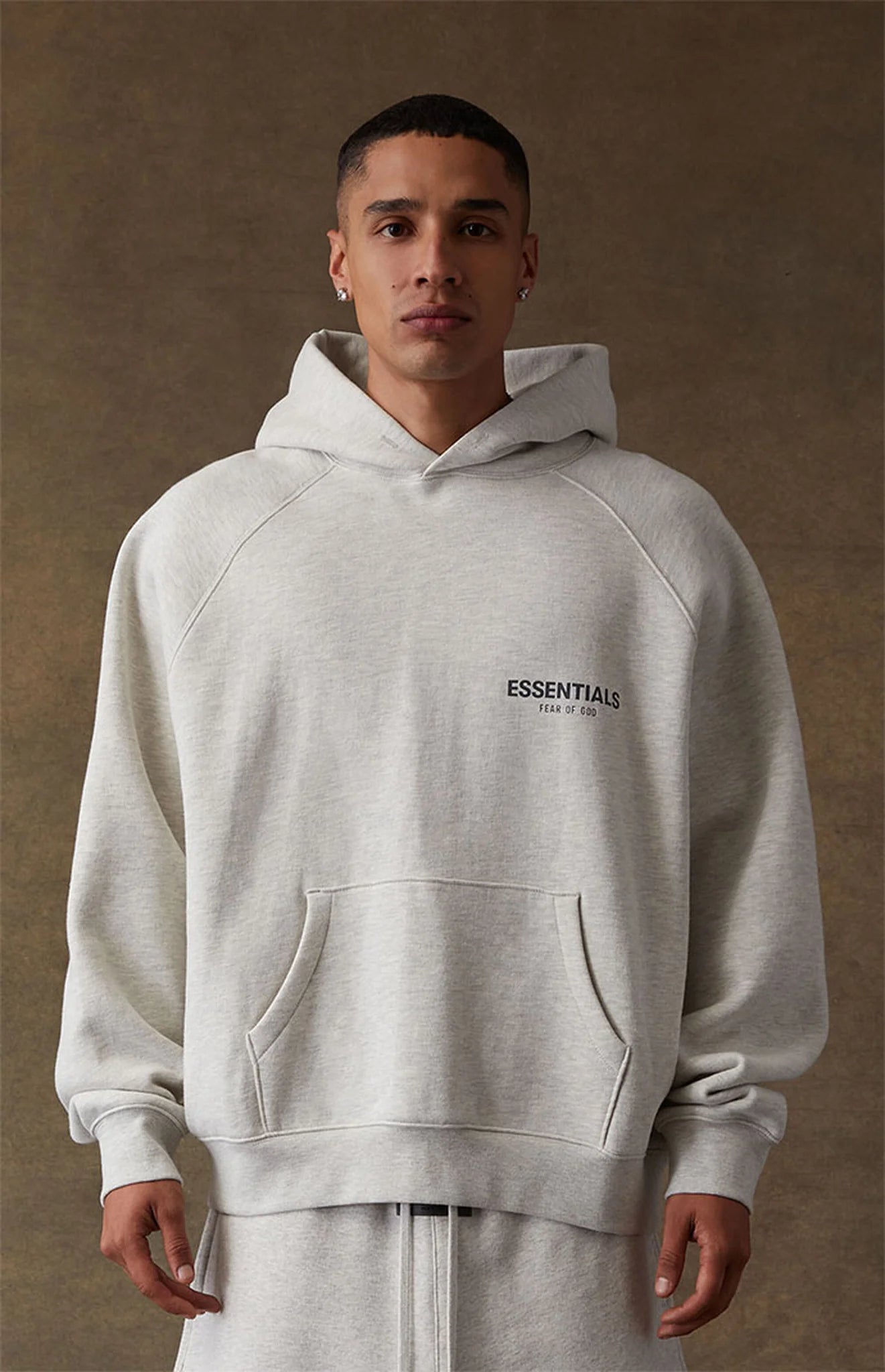 Essentials - Hoodie " Light Oatmeal "