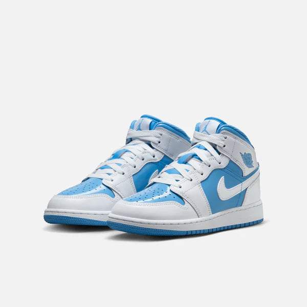 Jordan 1 Mid GS " Legend Blue "