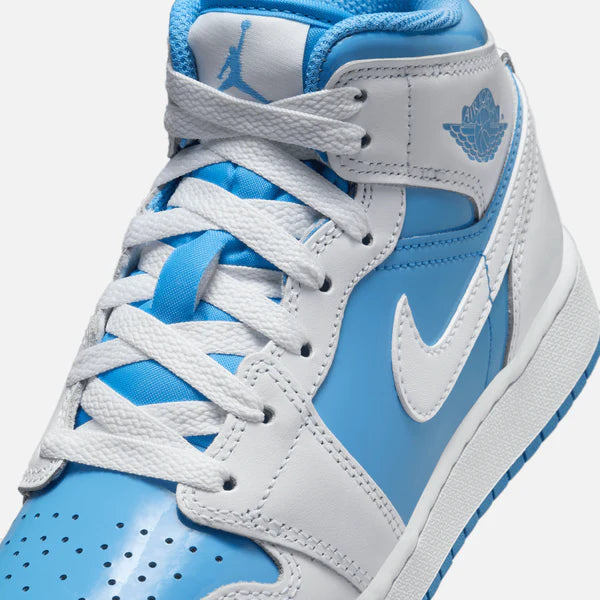 Jordan 1 Mid GS " Legend Blue "