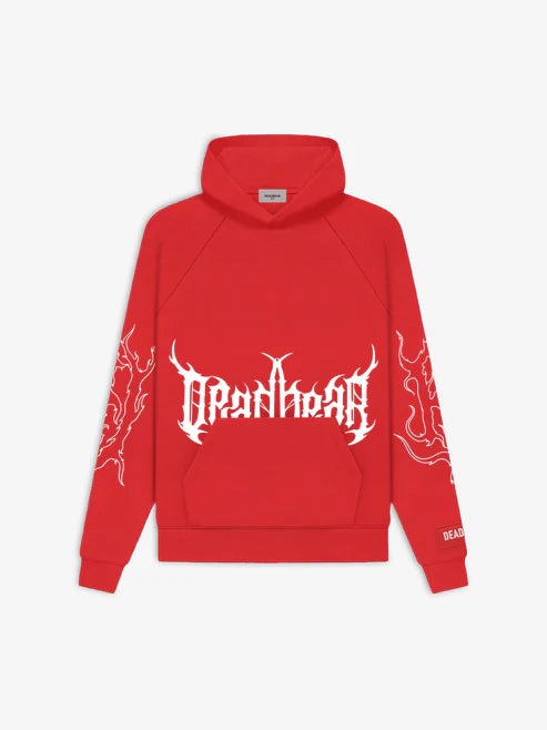 Flames Hoodie " Red "