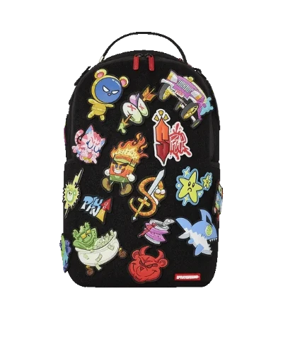 Sprayground Backpack " Trance Party Patches "