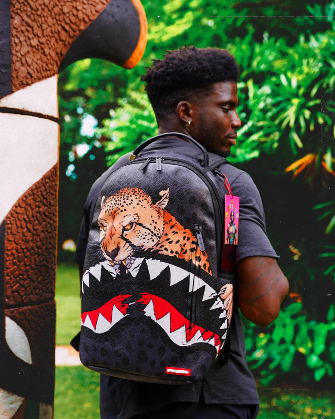 Sprayground Backpack " Tyreek Cheetah Runner Shark "