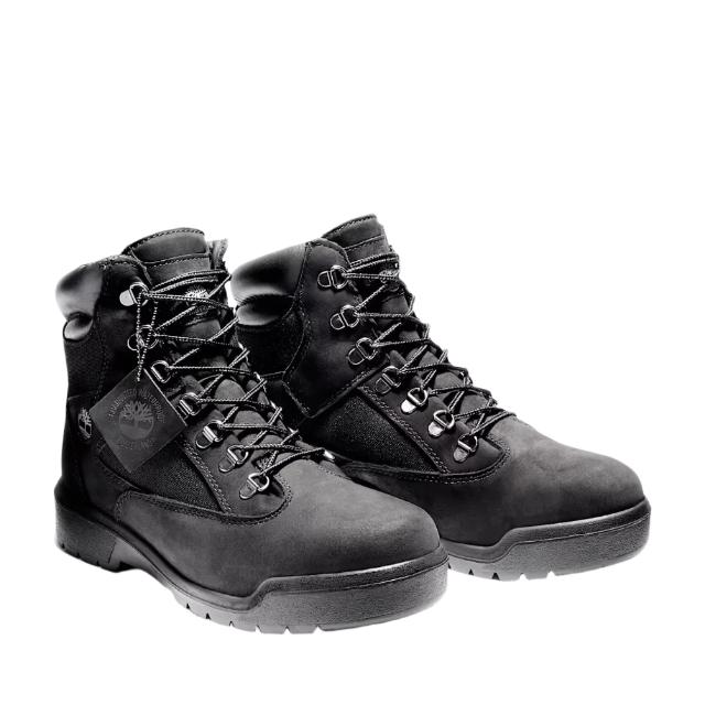 Men's 6-Inch Waterproof Field Boot " Black Nubuck "