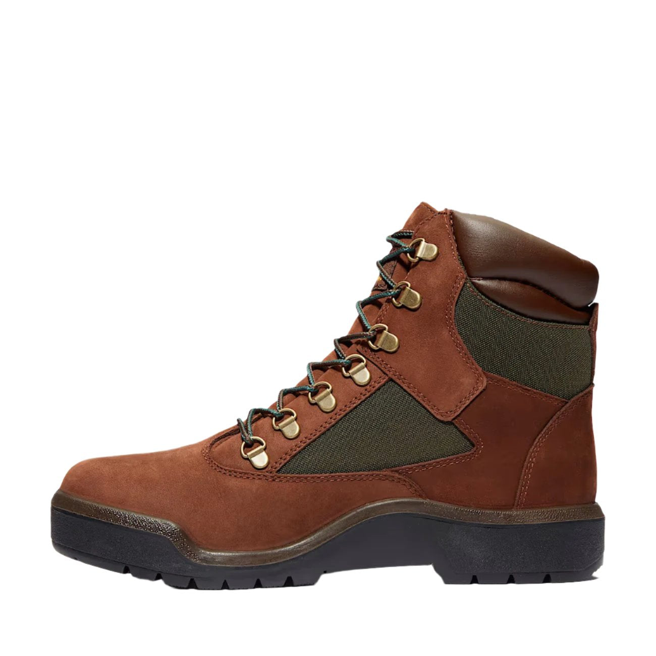 Men's 6-Inch Waterproof Field Boot " Dark Brown Nubuck "