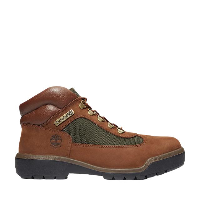 Men's Waterproof Field Boot " Dark Brown Nubuck "