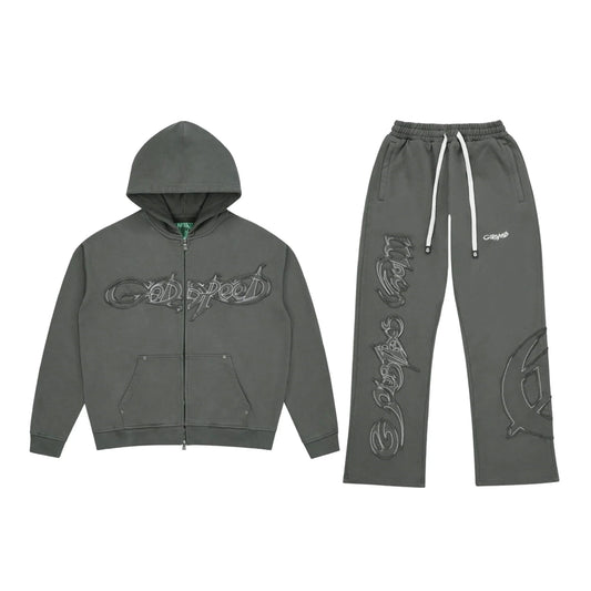 GodSpeed Raw Import Sweatsuit Grey new