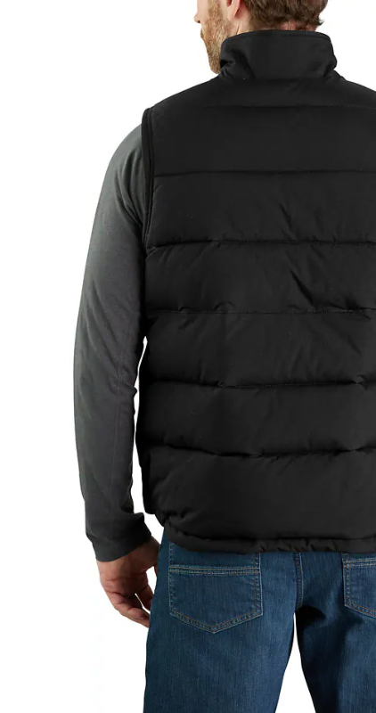 Montana Loose Fit Insulated Vest " Black "