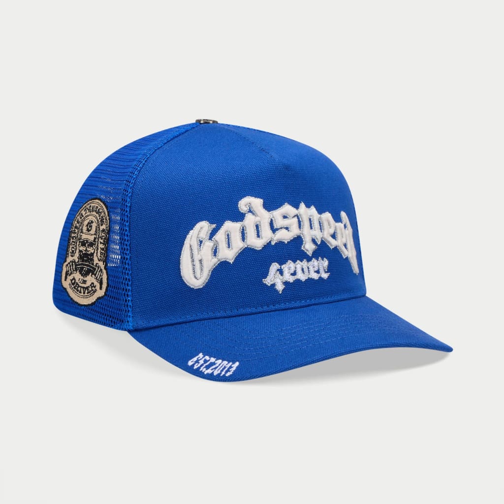 Godspeed Forever Trucker Hat Azul