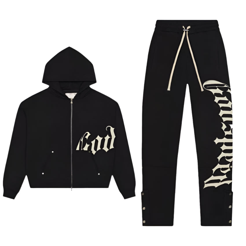 OG Logo Sweatsuit V2 " Black "