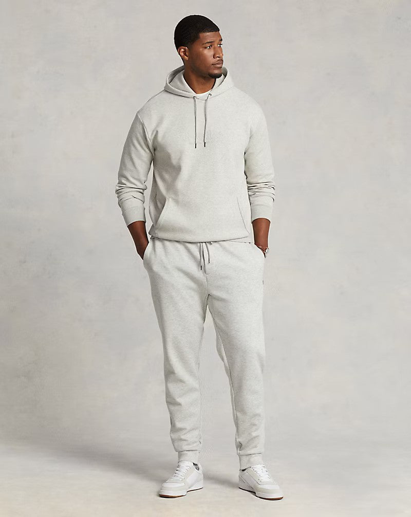 Double-Knit Full-Zip Hoodie & Sweatpants " Lt Sport Heather "