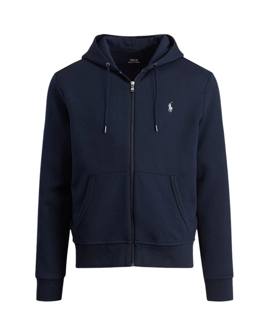 Double-Knit Full-Zip Hoodie & Sweatpants " Navy "