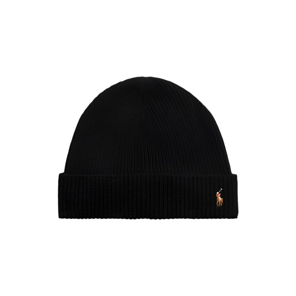 Polo Ralph Lauren Men's Signature Cuff Hat " Polo Black "