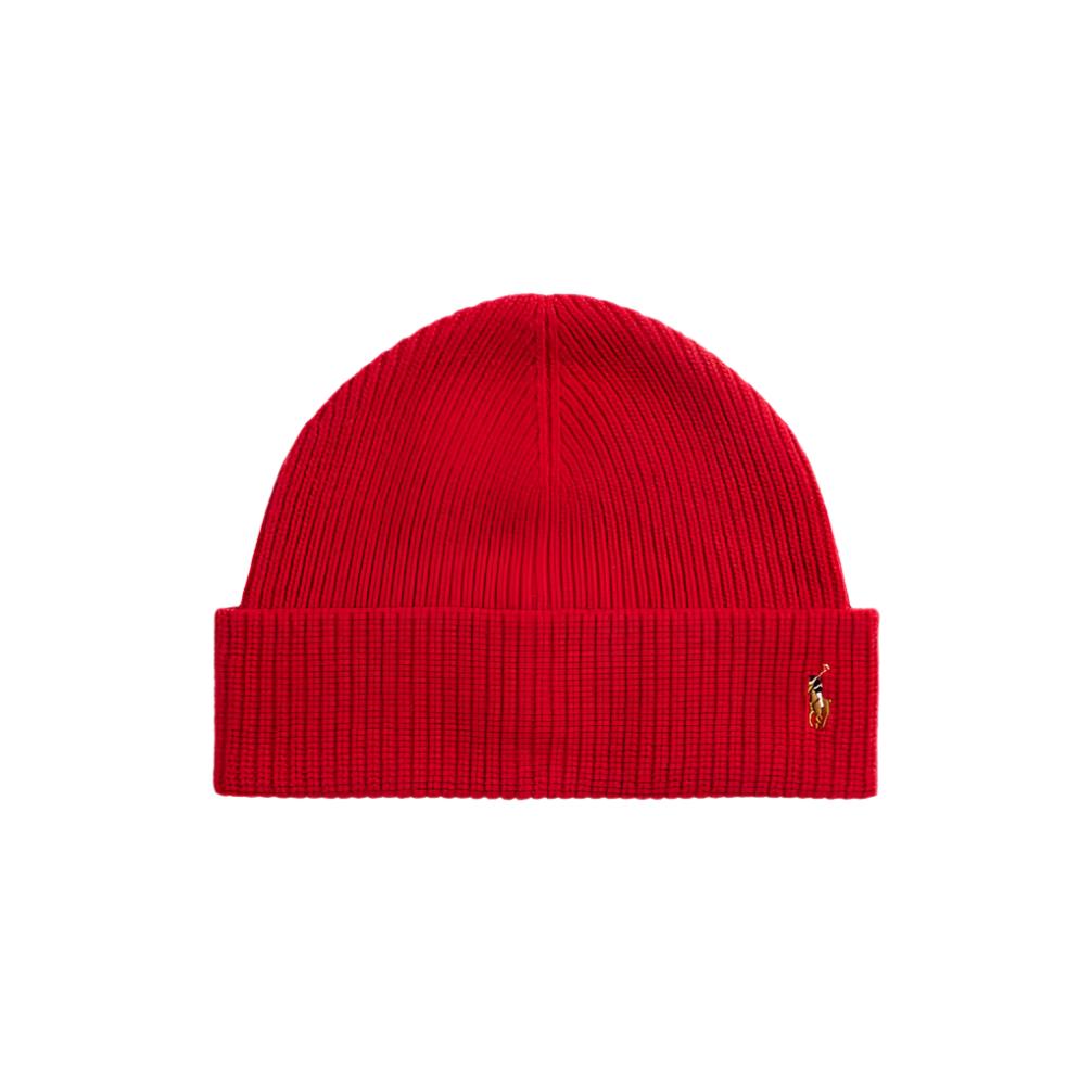 Polo Ralph Lauren Men's Signature Cuff Hat " Red "